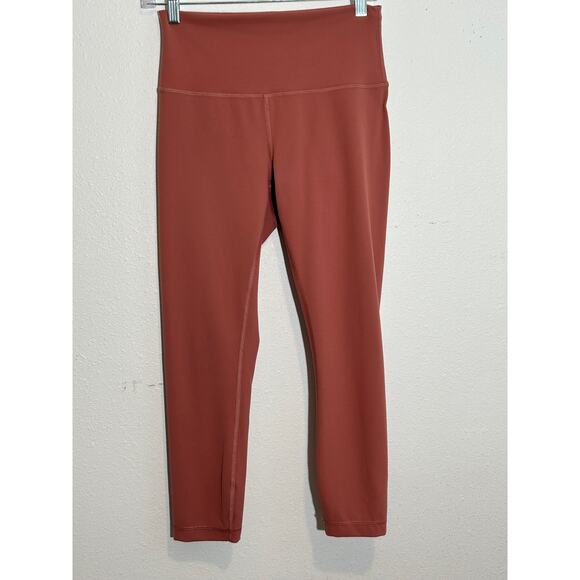 Lululemon Pants - Lululemon Wunder Train Contour Fit High-Rise Crop Terracotta Size 4-6